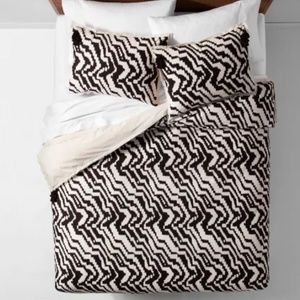Opalhouse Mallorca Fringed Ikat Duvet Set Twin